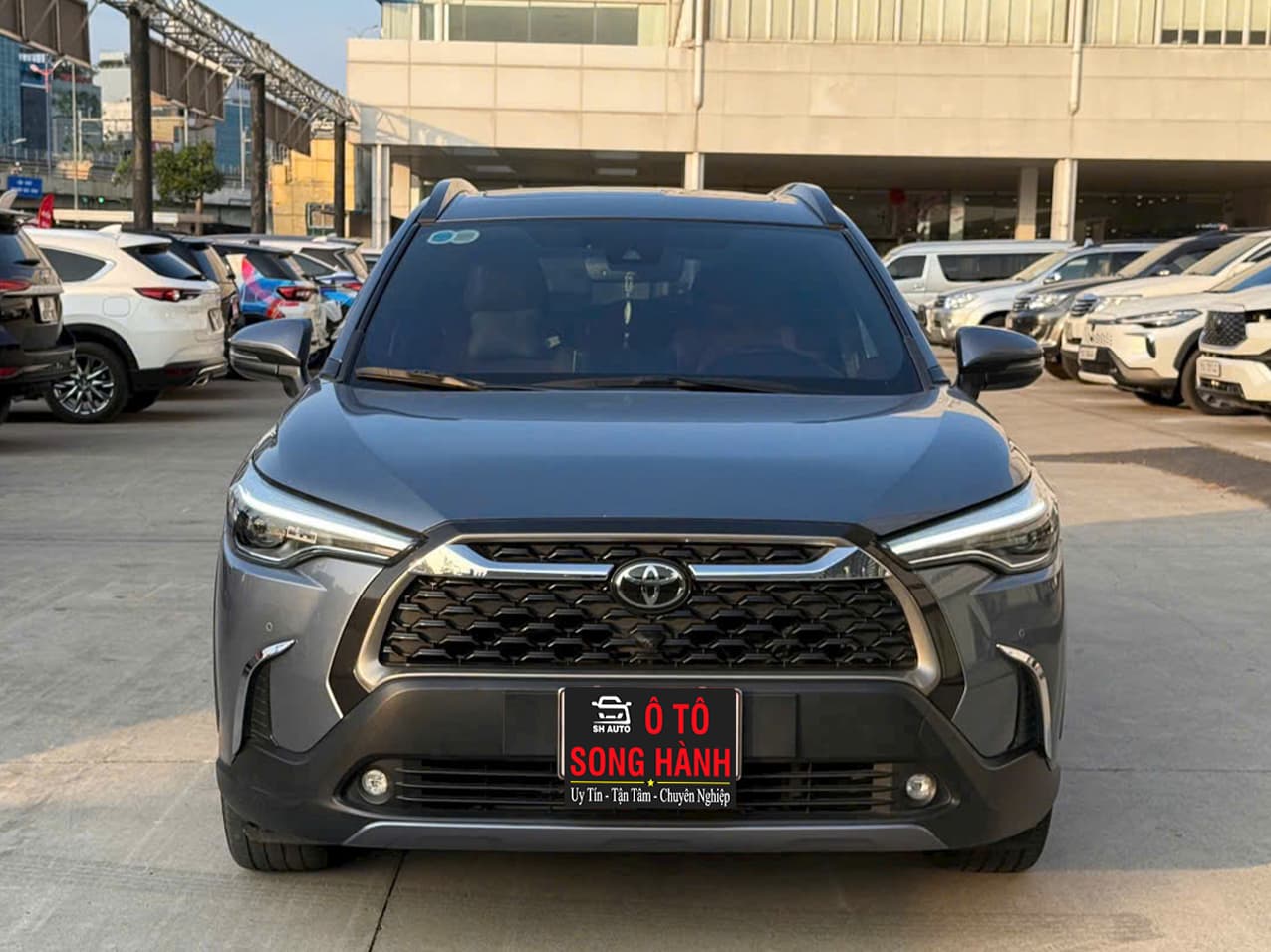 Toyota Corolla Cross 1.8V 2020 xám xanh - Song Hành Auto - 0827391391